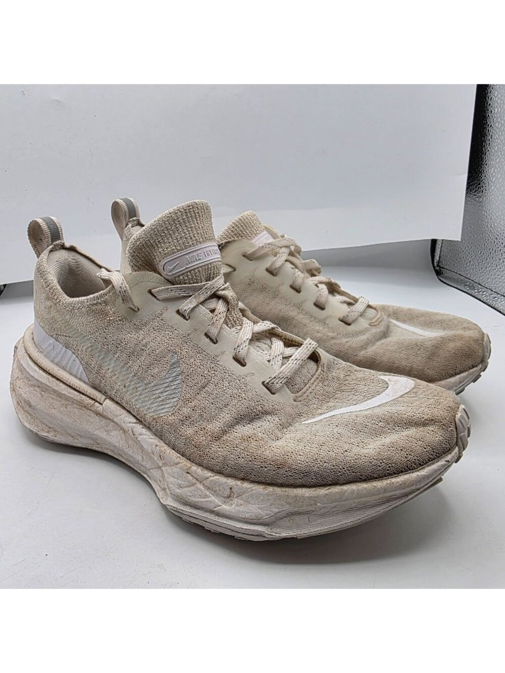 Nike ZoomX Invincible Run Fk 3 Womens Size 7.5 White Photon Dust Shoes DR2660103